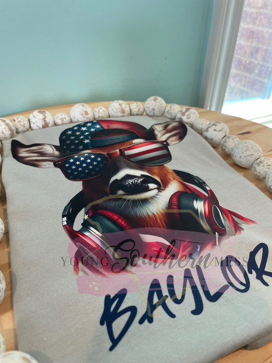 4th of July Buck T-Shirt