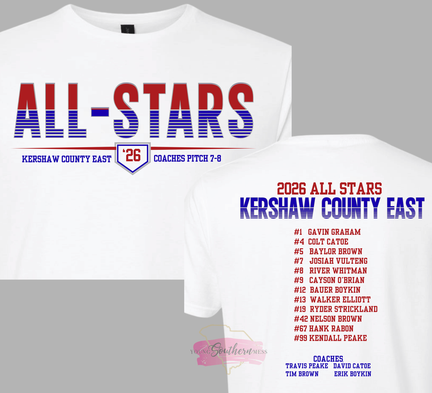 White All-Star Split Shirt (KC east)