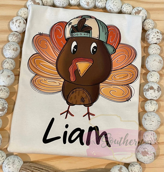 Cool Turkey Personalized Boy Shirts