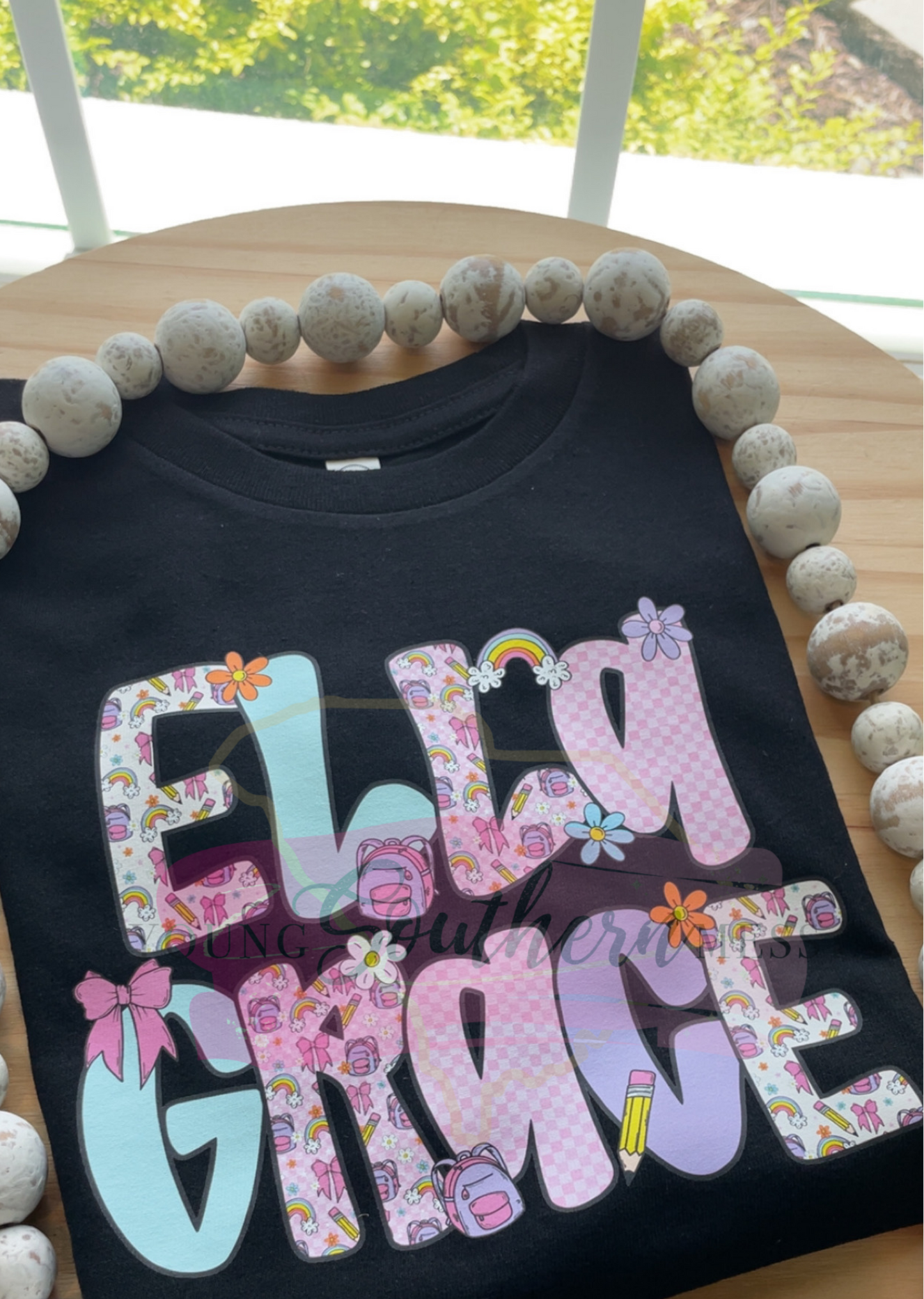 Personalized Back to School Letters Name T-Shirt