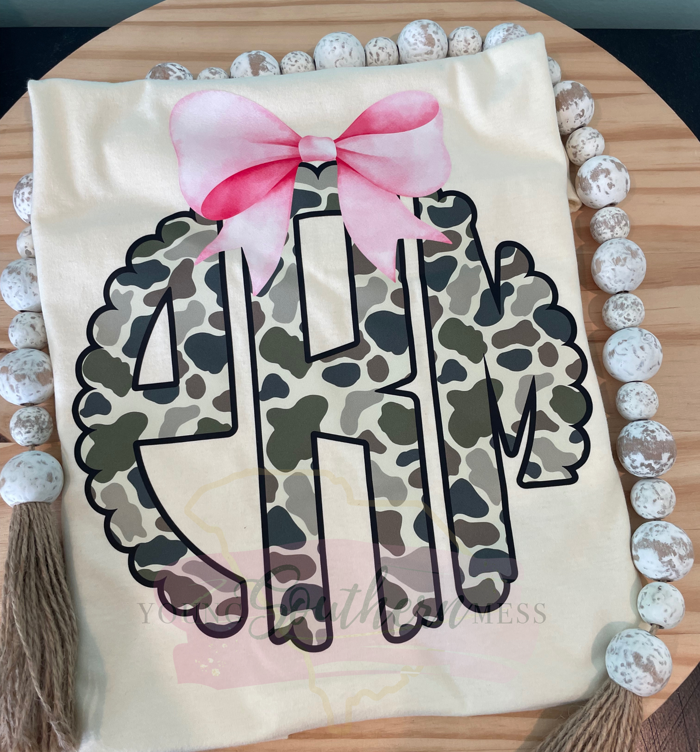 Camo Monogram T-Shirt