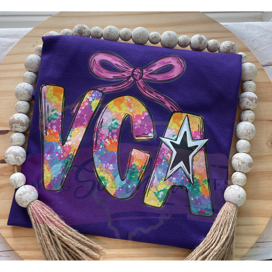 Paint Splatter School Spirit T-Shirt