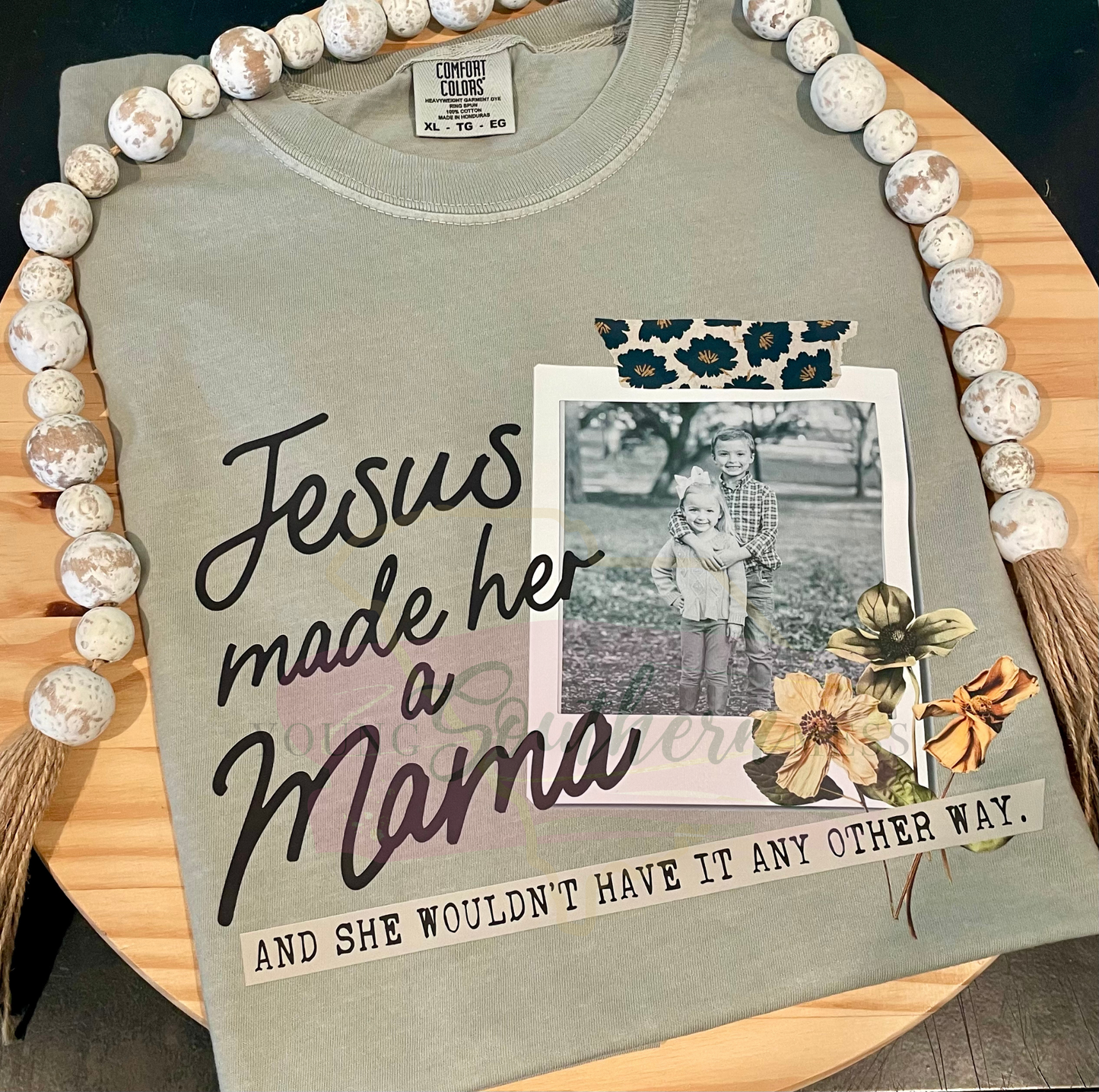 Jesus Made Her a Mama Photo T-Shirt