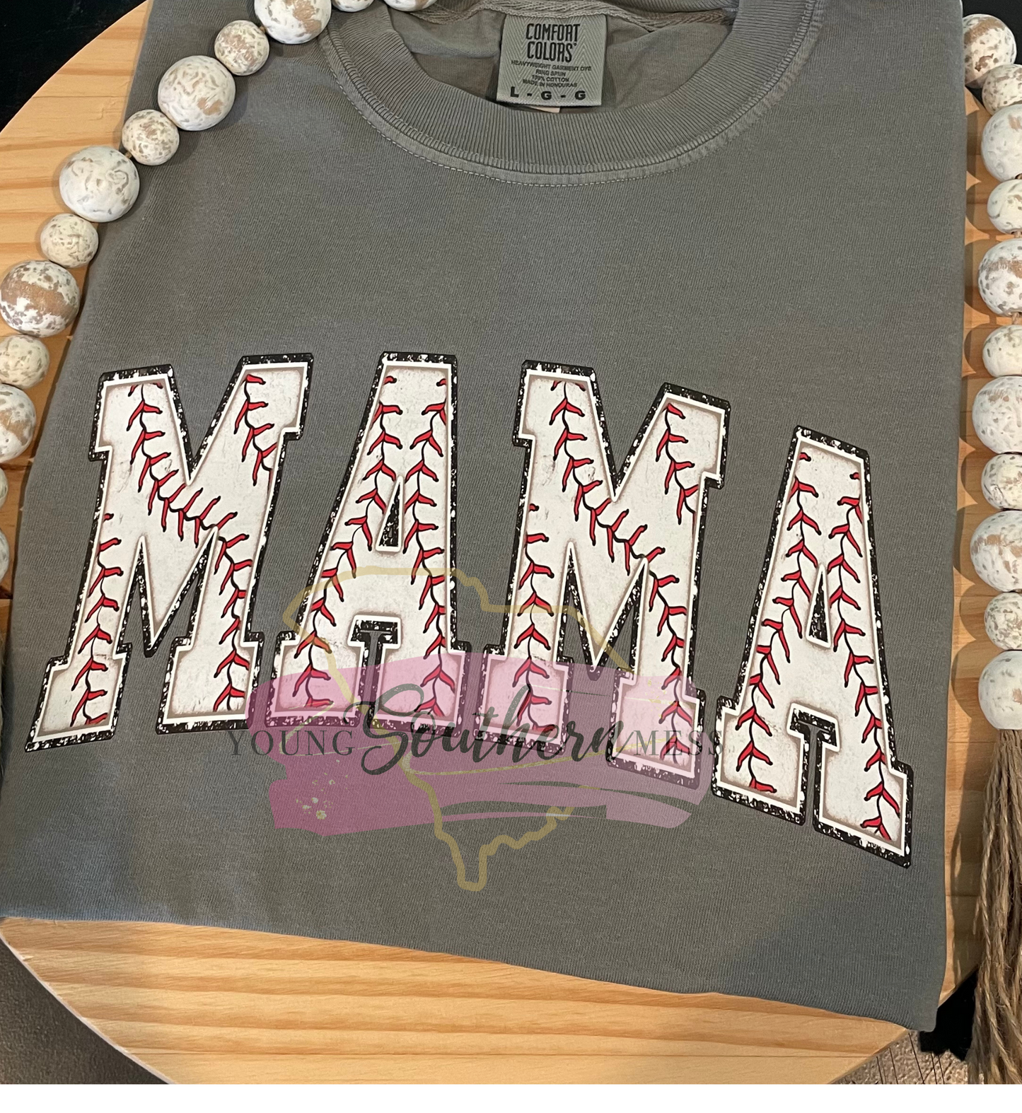 Baseball Font Mama T-Shirt