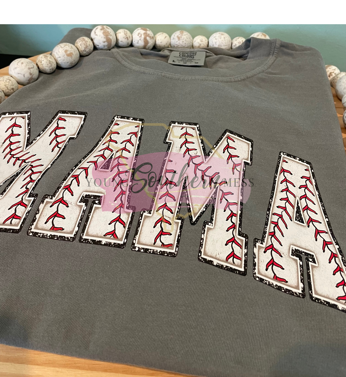Baseball Font Mama T-Shirt