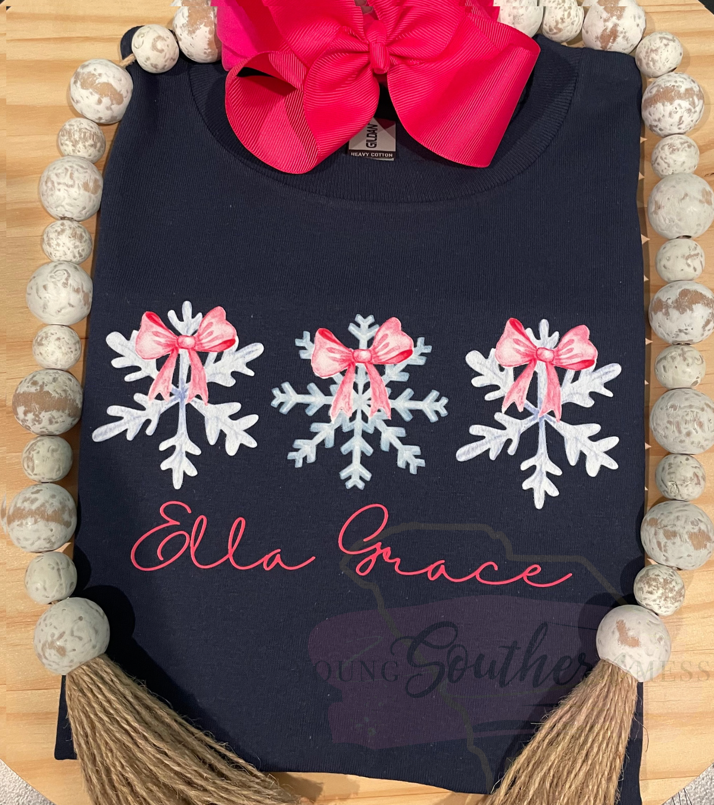 Snowflake Trio Girl’s Shirt