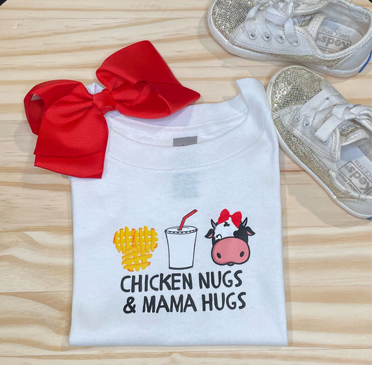 Chicken Nugs Mama Hugs Children’s Shirt