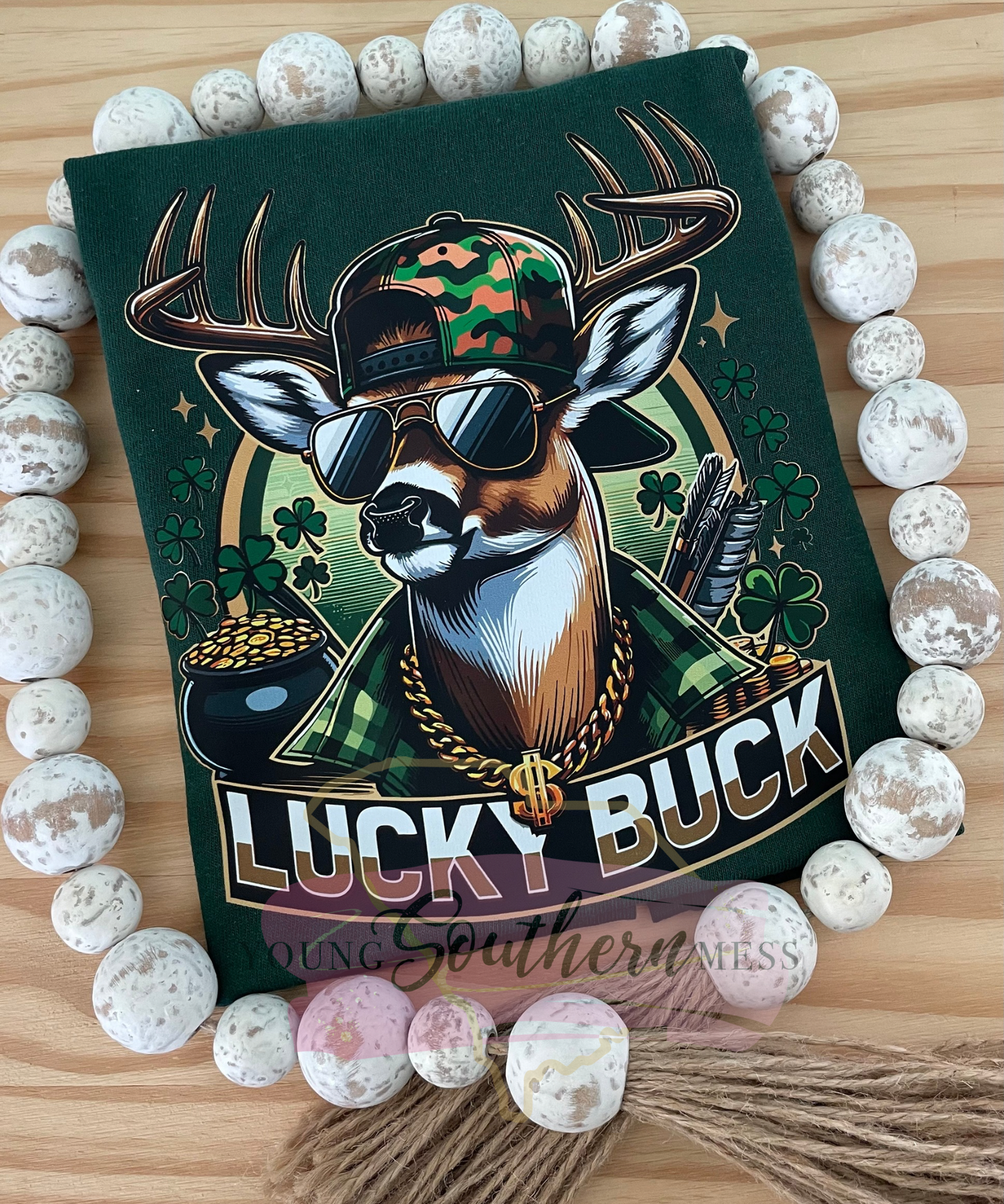 Lucky Buck Boy's St. Patrick's Day Shirt