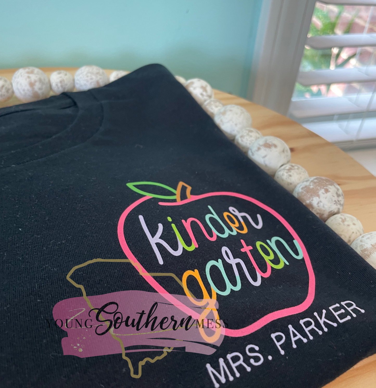 Neon Apple Teacher Grade Level Shirt