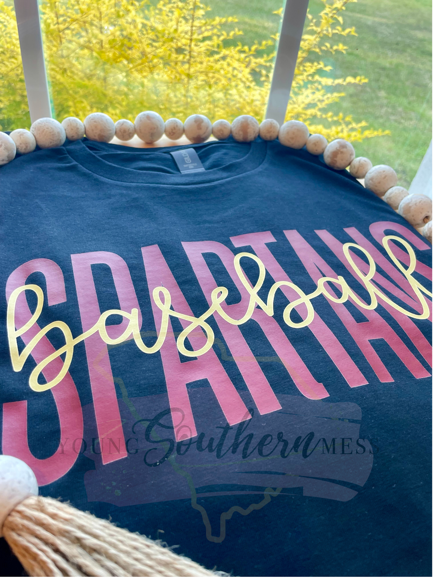 Spartans Baseball Layered