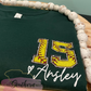 Personalized Softball Jersey Number T-Shirt