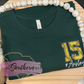 Personalized Softball Jersey Number T-Shirt