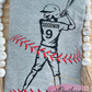 Personalized Baseball Boy T-Shirt