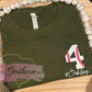 Personalized Baseball Jersey Number T-Shirt