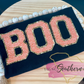 Boo Faux Chenille Halloween Shirt