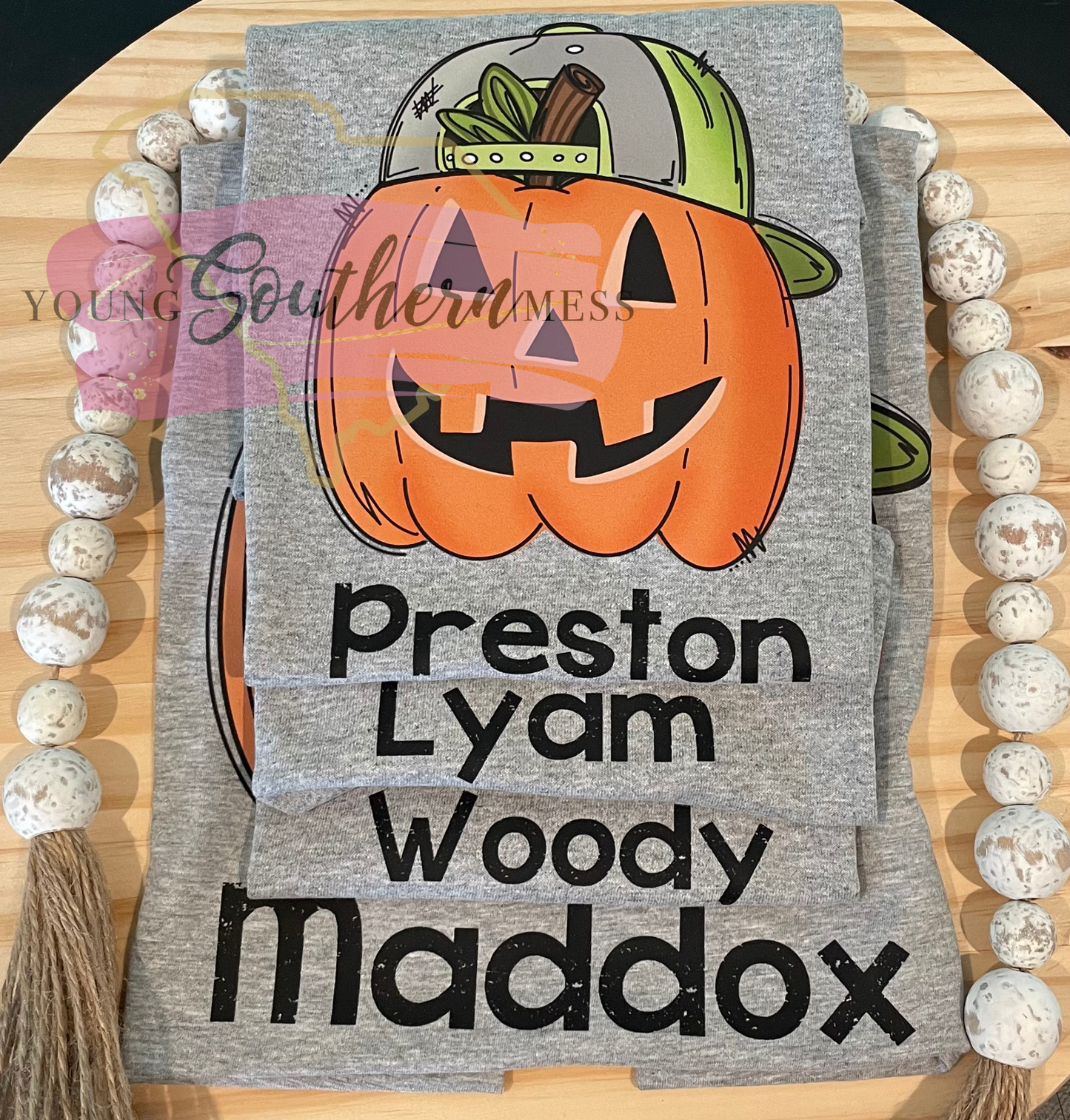 Cool Pumpkin Personalized Kid’s Halloween Shirts