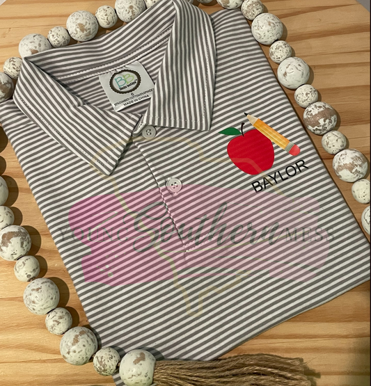 Boys Back to School Collared Shirt