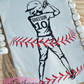 Personalized Baseball Boy T-Shirt