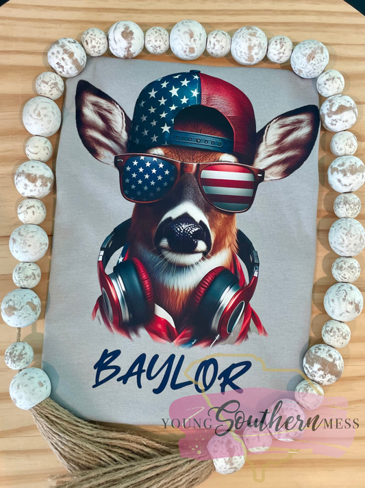 4th of July Buck T-Shirt