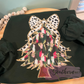 Pink and Green Brushstroke Christmas Tree Shirt