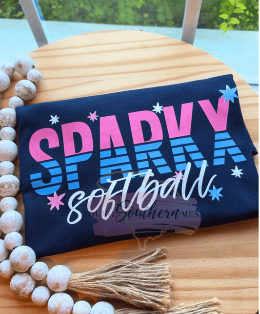 Sparkx Softball Stars Navy T-Shirt