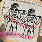 Personalized Softball Girl T-Shirt