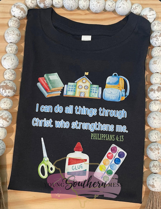 Back to School Boy's Christian Shirt