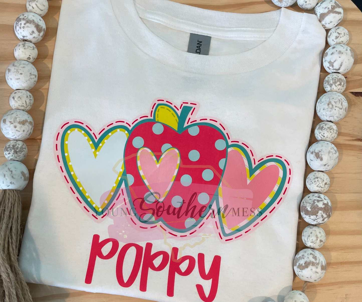 Girls Apples School T-Shirt