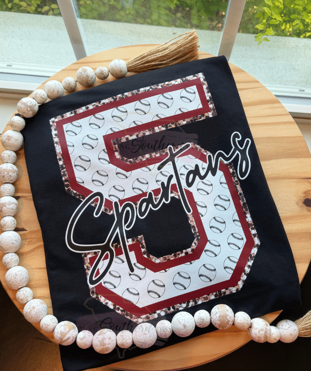 Spartan Jersey Number T-Shirt