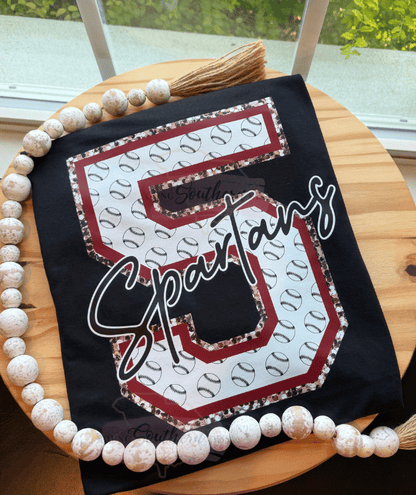 Spartan Jersey Number T-Shirt