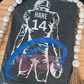 Personalized Football Player T-Shirt