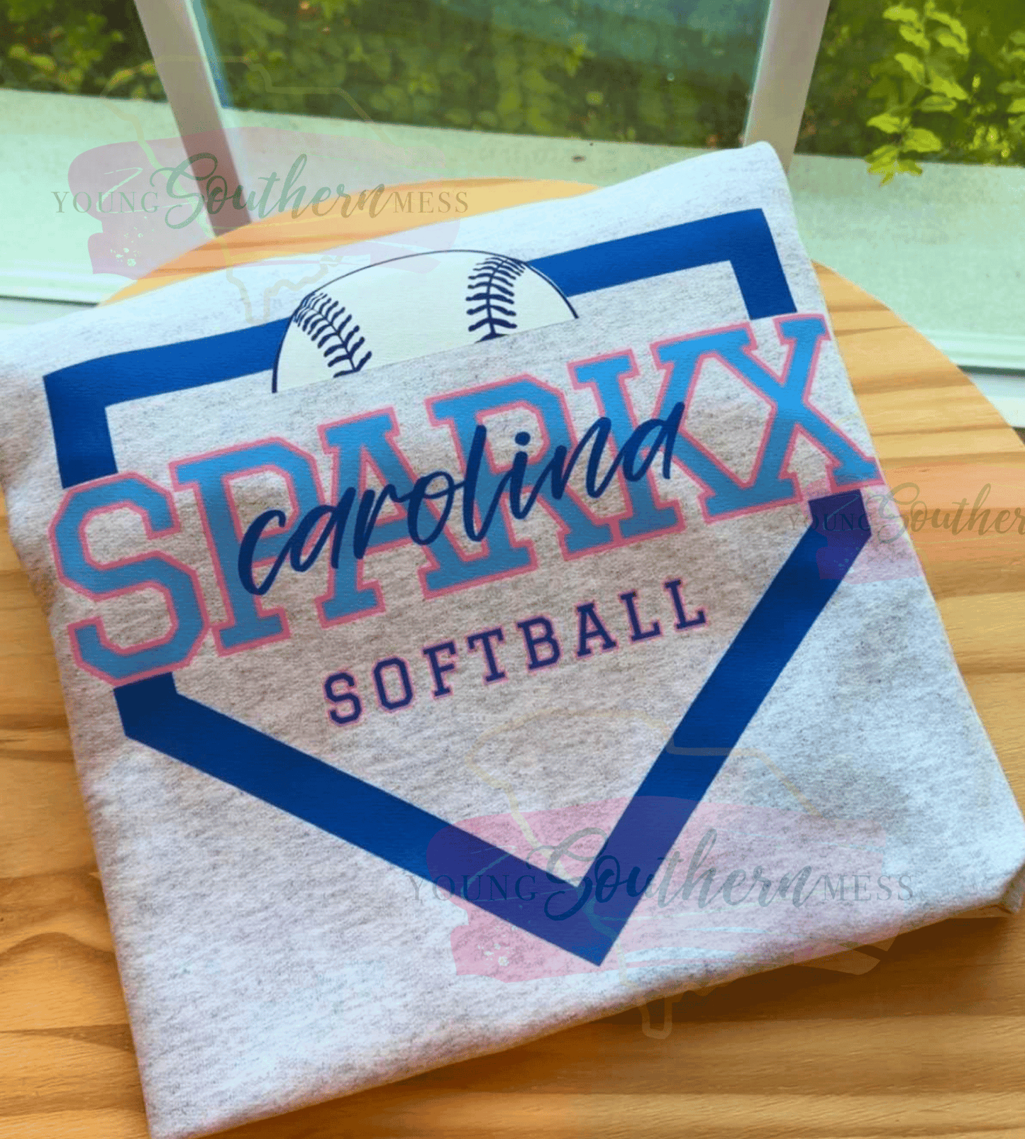Carolina Sparkx Softball Home Plate SWEATSHIRT