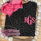 Puff Monogram Black Leopard Shirt