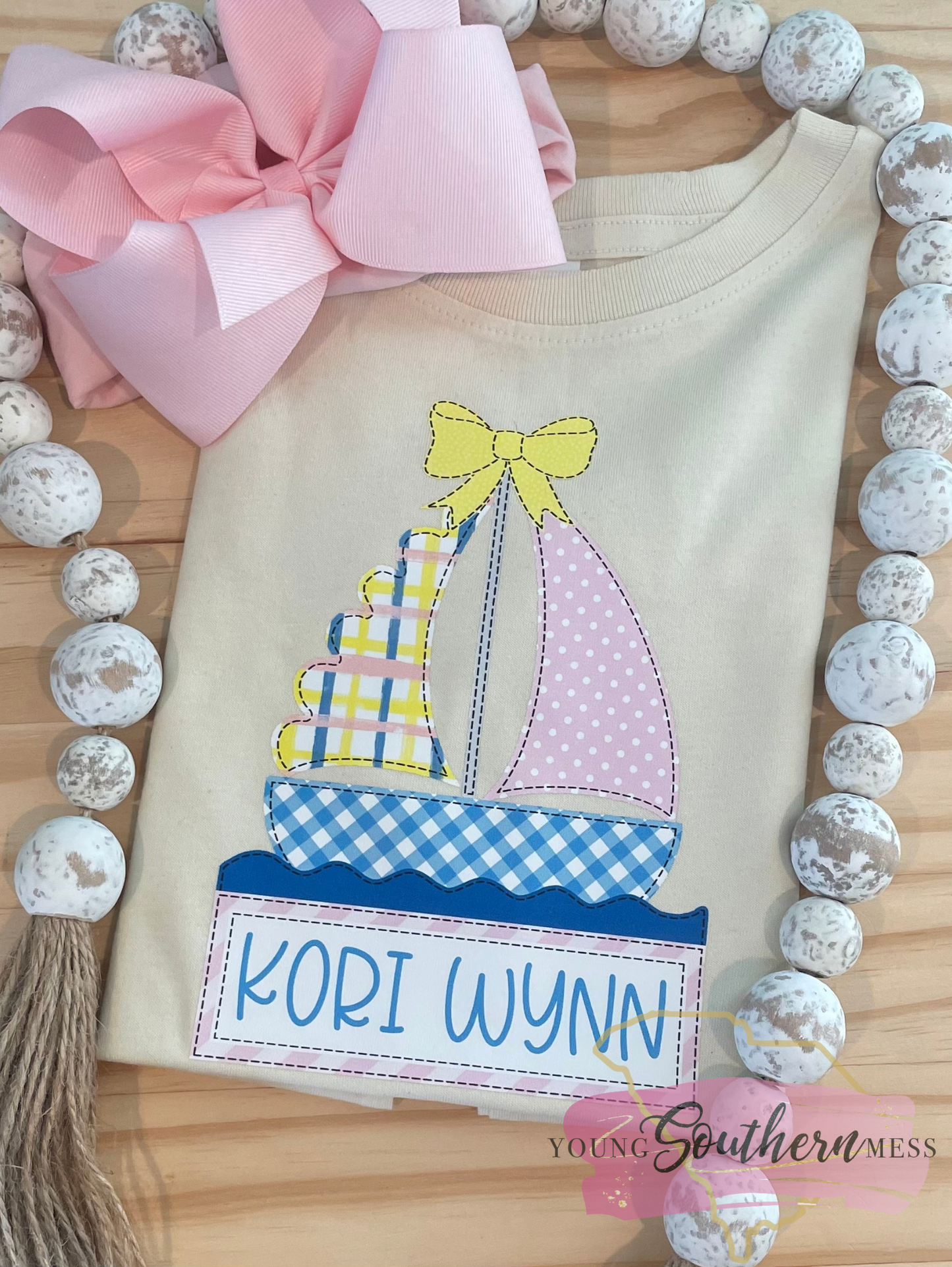 Children’s Sailboat Beach Shirt