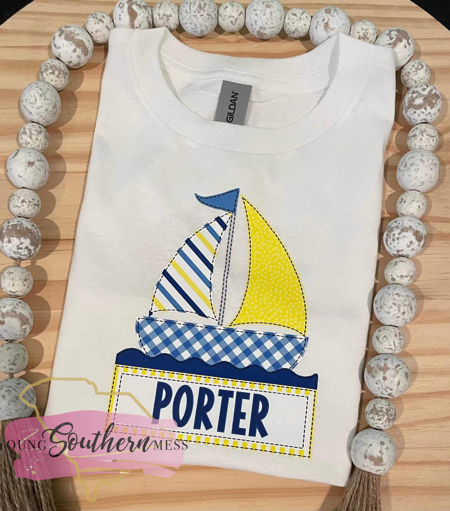 Children’s Sailboat Beach Shirt