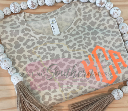 Puff Monogram Natural Leopard Shirt