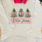 Personalized Christmas Tree Trio Girl’s Shirt