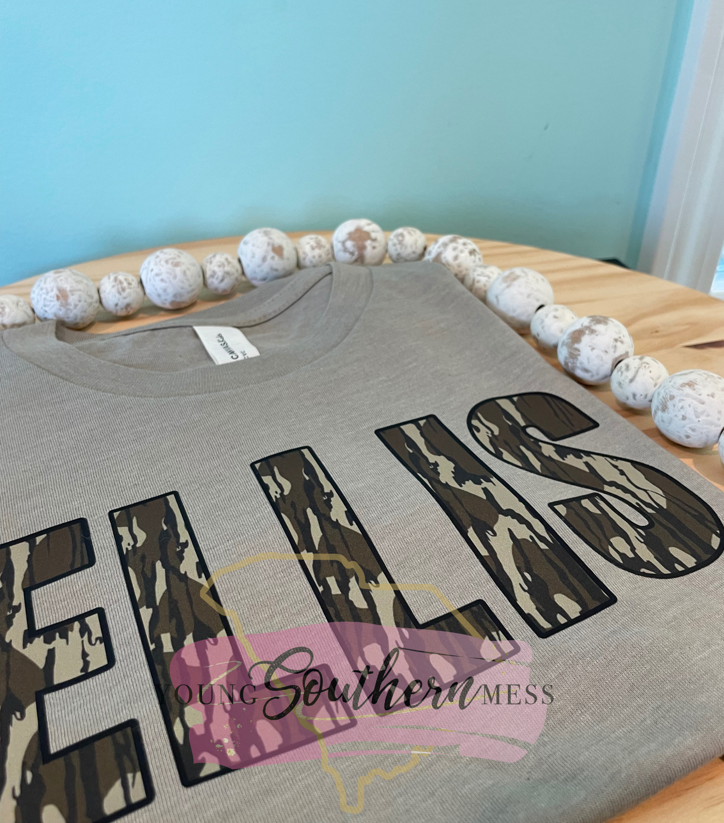 Camo Children's Name T-Shirt