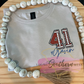 Football Letters Jersey Number T-Shirt