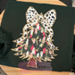 Pink and Green Brushstroke Christmas Tree Shirt