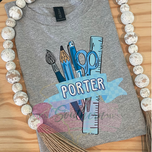 Boy's School Supply Bundle T-Shirt