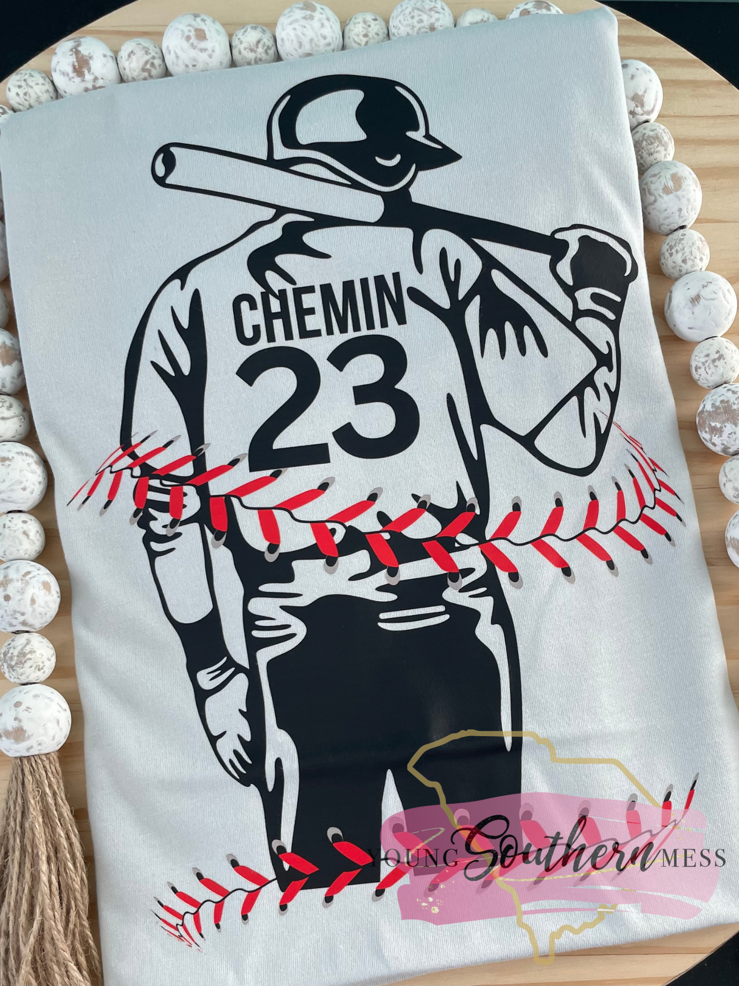 Personalized Older Baseball Boy T-Shirt