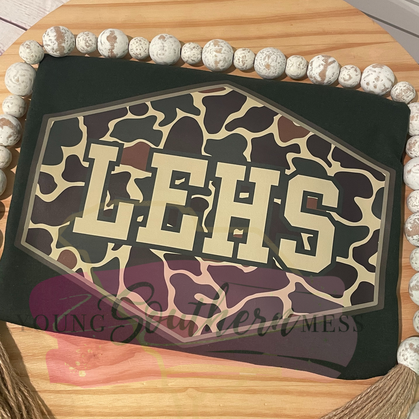 Dark Camo Hexagon School Spirit T-Shirt
