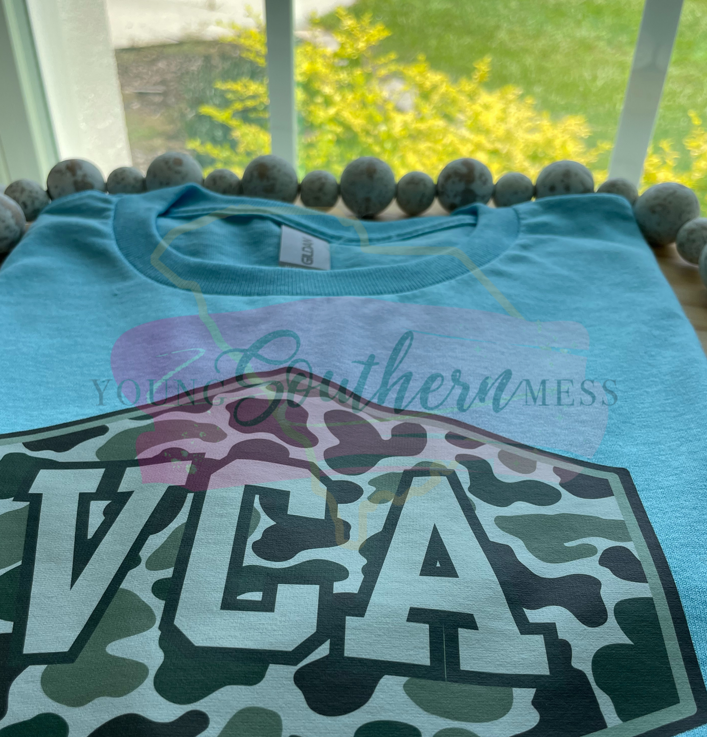 VCA Camo Hexagon Blue T-Shirt