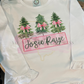 Personalized Christmas Tree Trio Girl’s Shirt