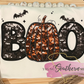 Boo Faux Sequins Halloween Shirt