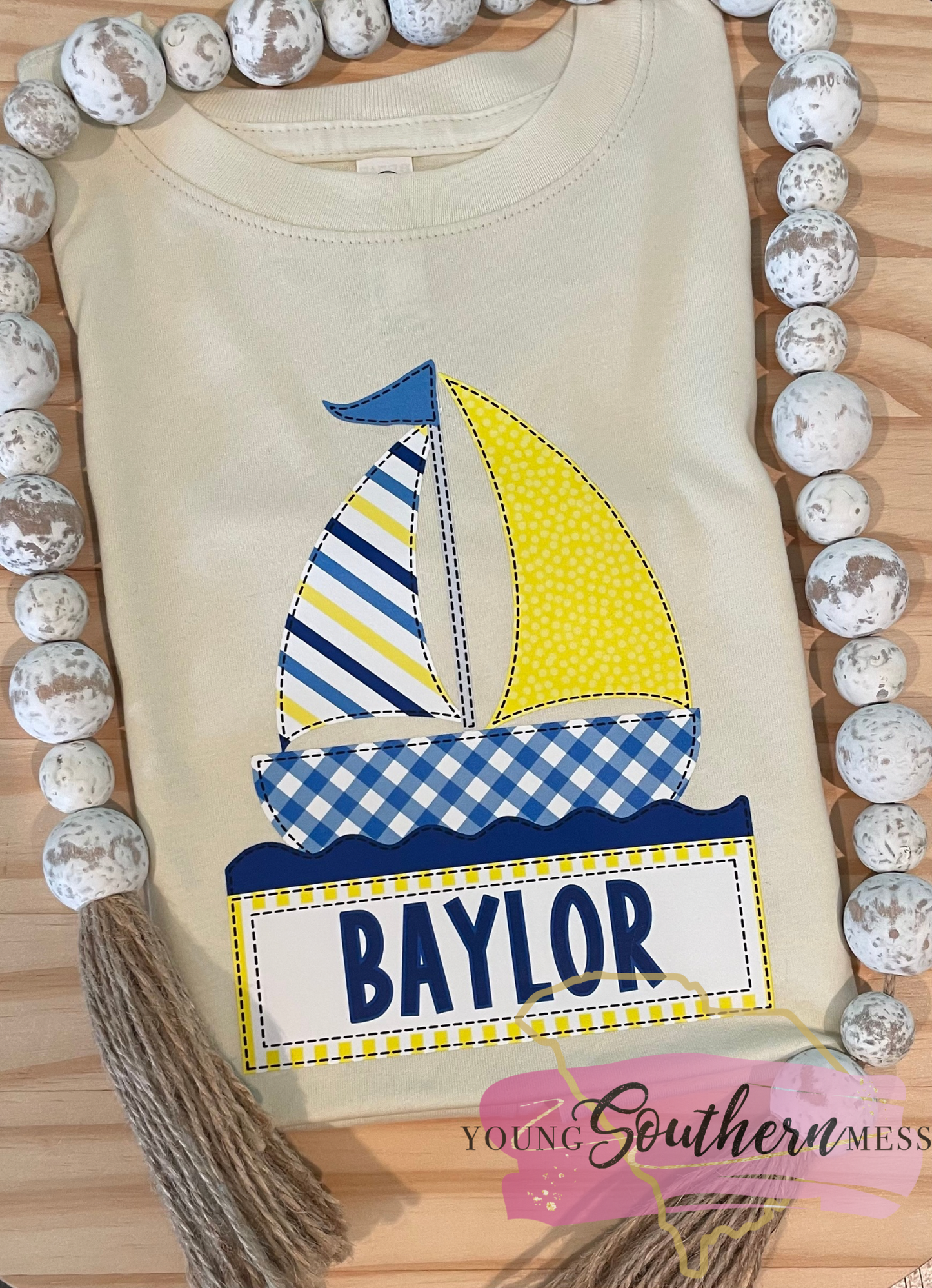 Children’s Sailboat Beach Shirt