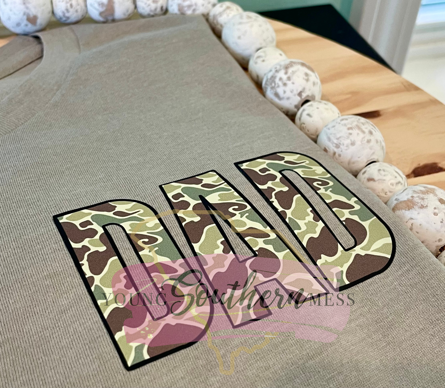 Camo dad t-shirt 