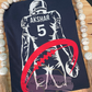 Personalized Football Player T-Shirt