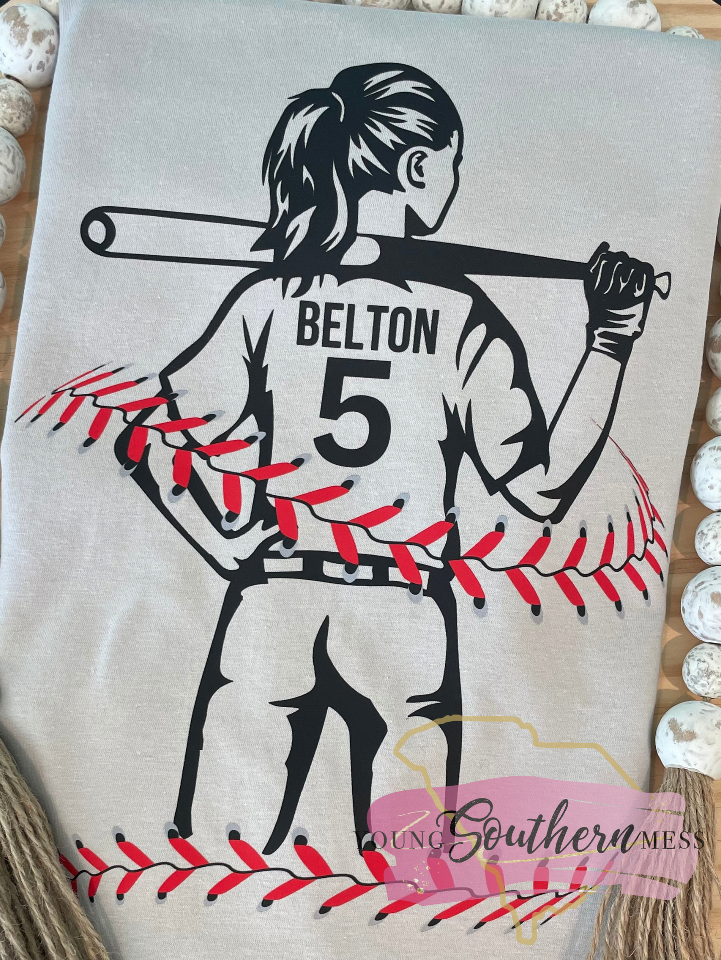 Personalized Softball Girl T-Shirt